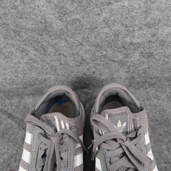 Adidas Shoes Youth 5 Sneakers Athletic Trainers Swift Run Walk Grey White Sport - Picture 3 of 12